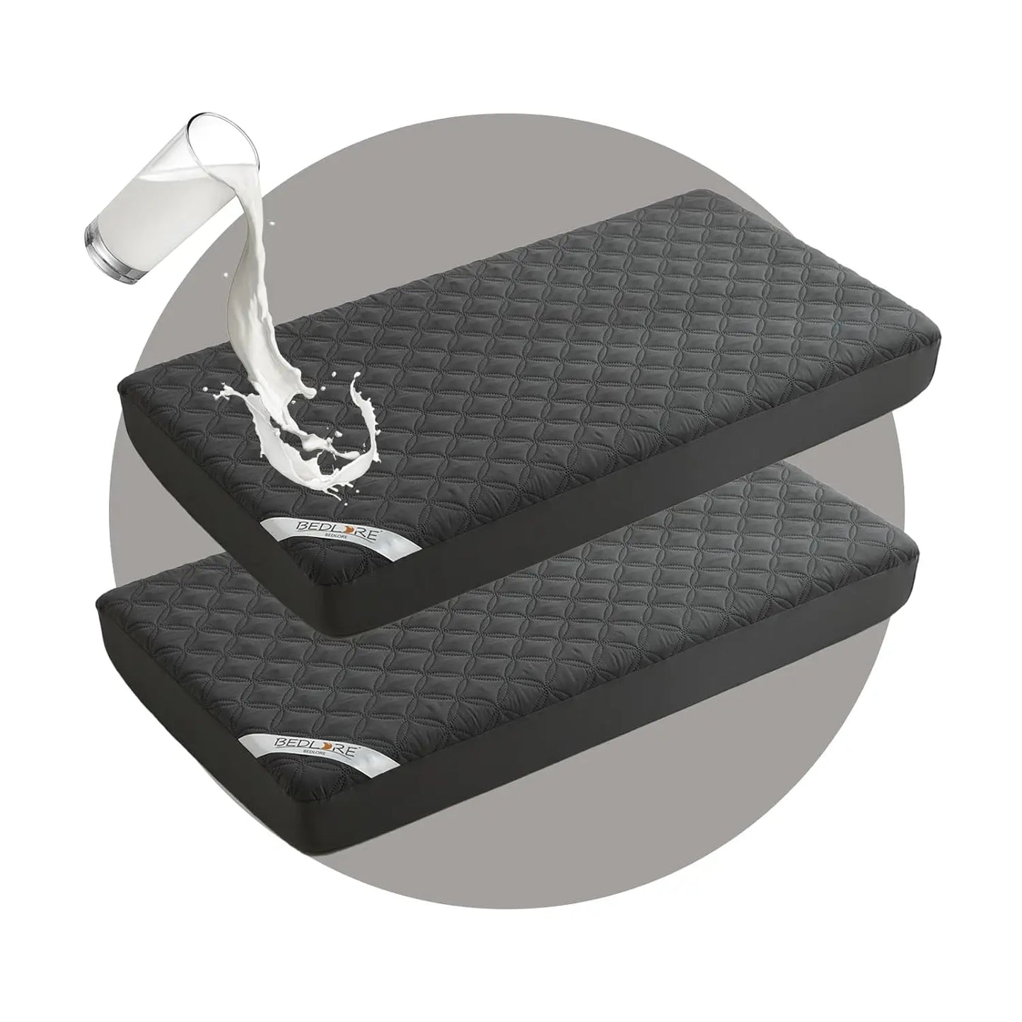 CN Guangdong Waterproof Crib Mattress Protector 2 Pack