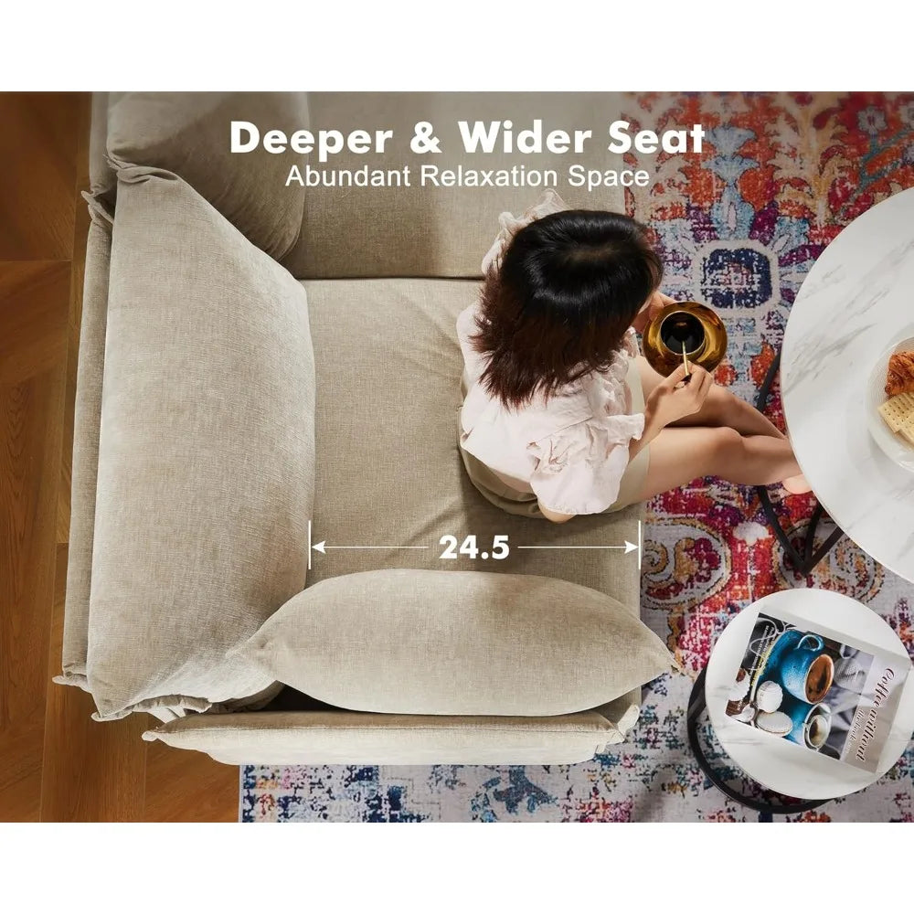 RBXC Oversized Accent Chair Upholstered Modern Sofa