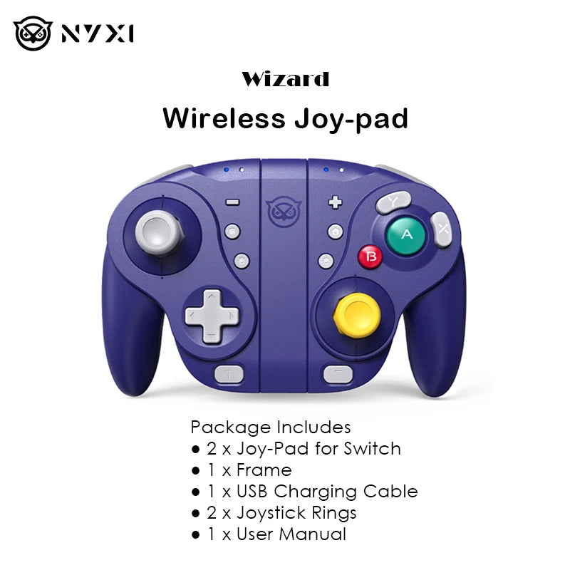 NYXI Wizard Wireless Joy-pad for Switch2/Switch OLED/Switch Lite