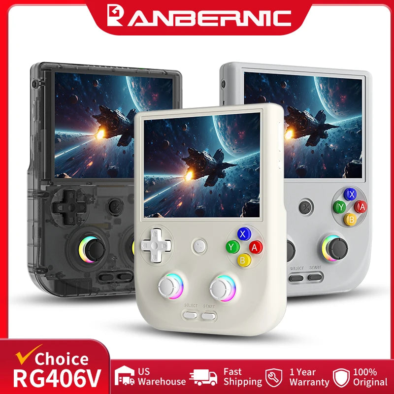 Anbernic RG406V Retro Handheld Game Console With 5500mAh Battery