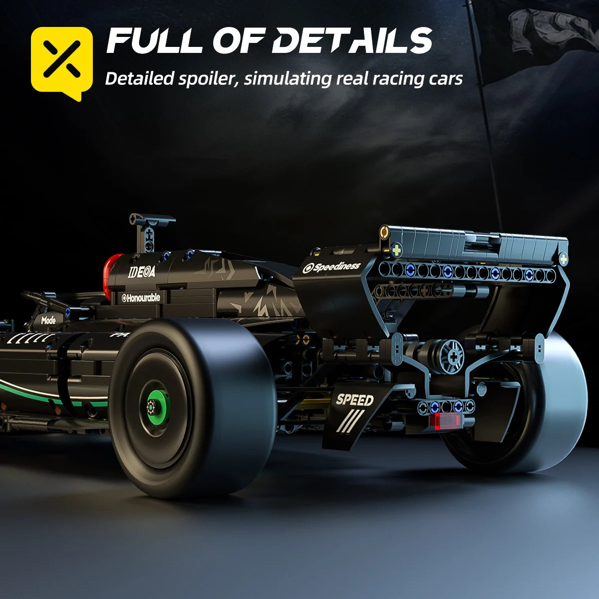 Kbox Formula Racing 1724PCS Building Block Toy Desktop Model