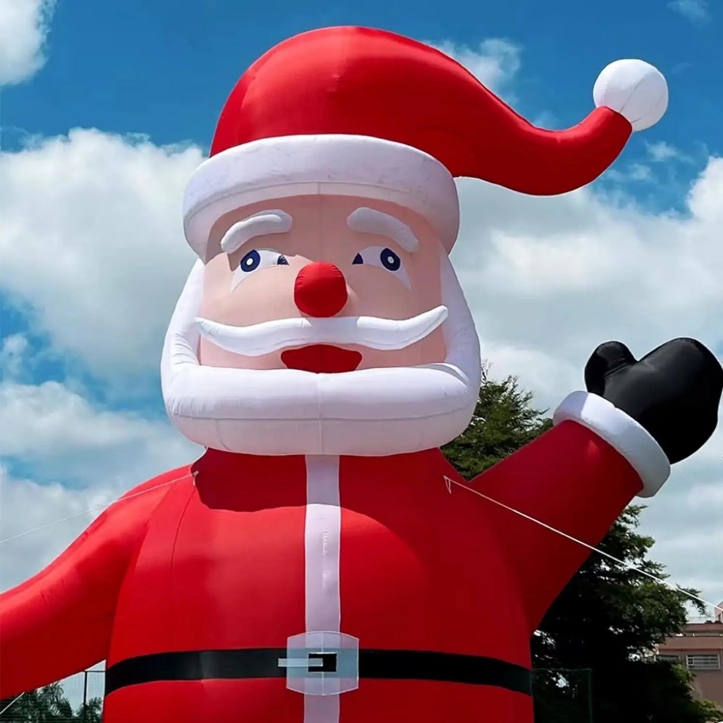 26ft Giant Inflatable Santa Claus Christmas Inflatable Outdoor Decoration For Party Xmas Decorations Inflatable With Accessories
