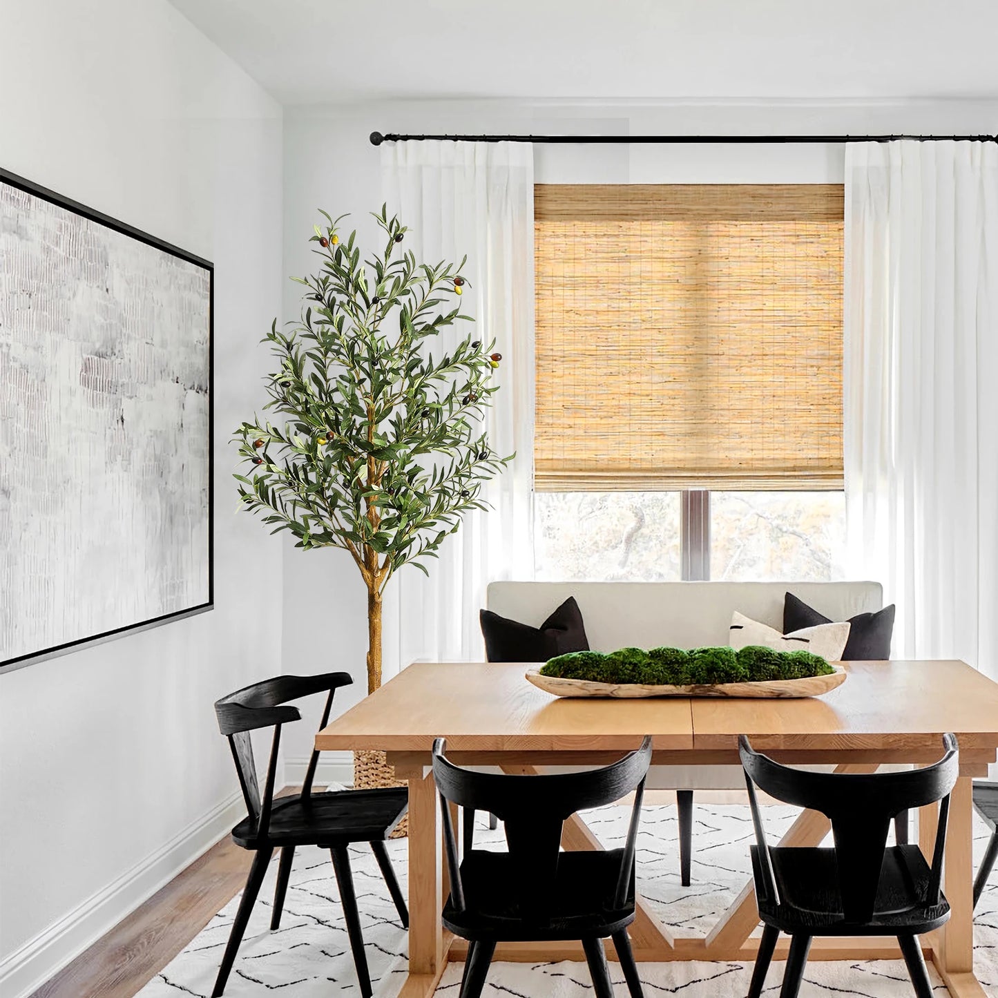 HiMIS Artificial Olive Tree In Pot For Home Bedroom Decor