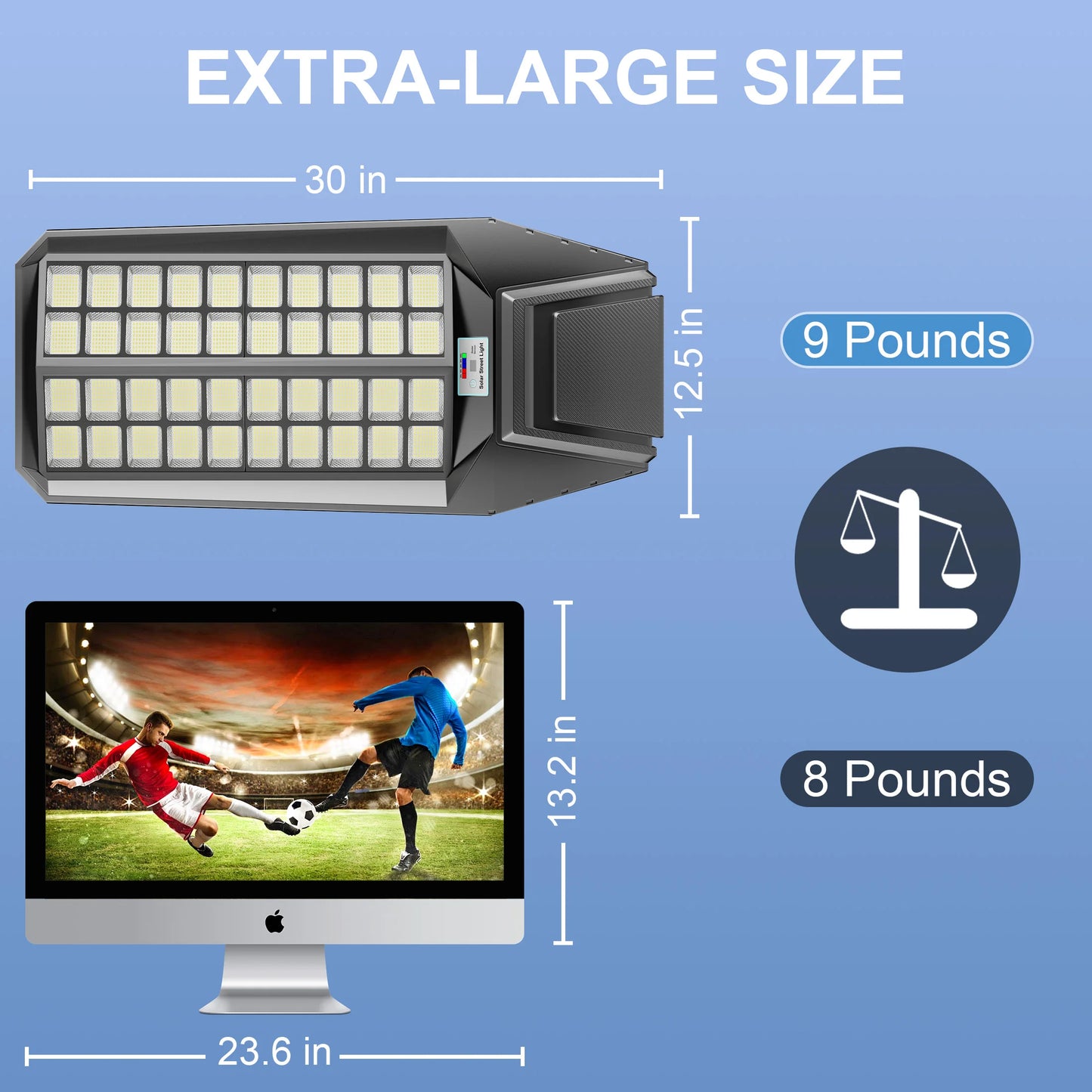 8000W Phenomenally HighEfficiency SolarPowered Street Light With Intelligent Motion IP65