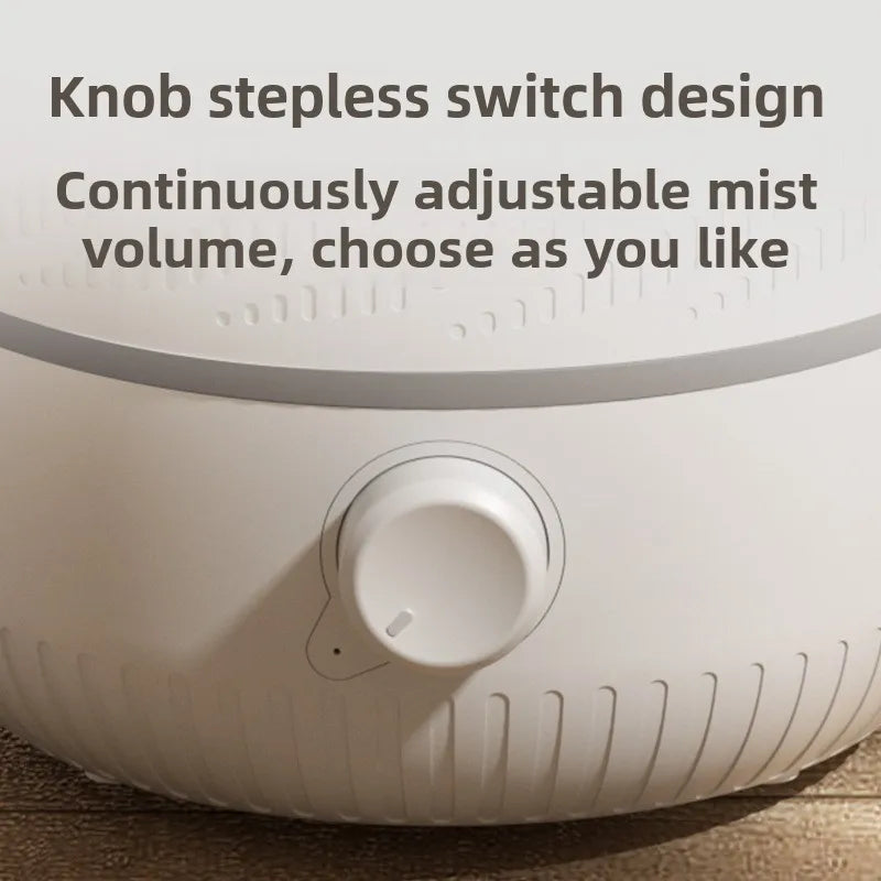 Ultrasonic Humidifier With Auto Shut Off Rotating Mist For Home