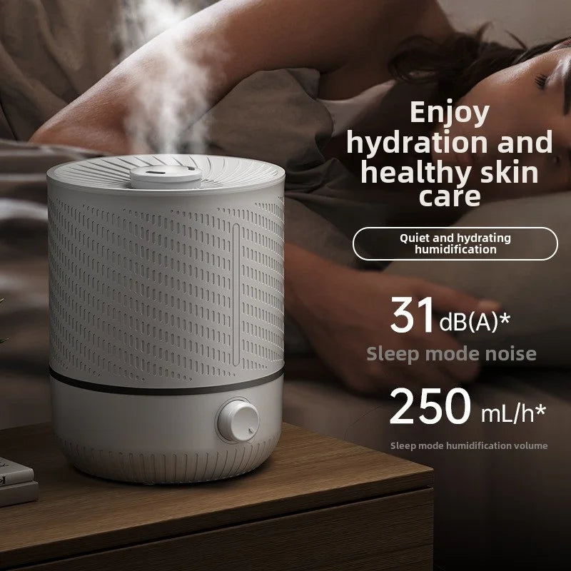 Ultrasonic Humidifier With Auto Shut Off Rotating Mist For Home
