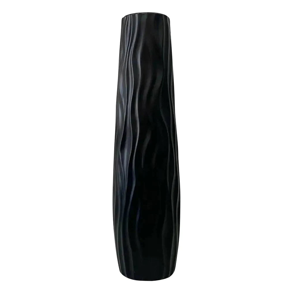 Shunmaii Exquisite Line Textured Floor Standing Vase For Living Room
