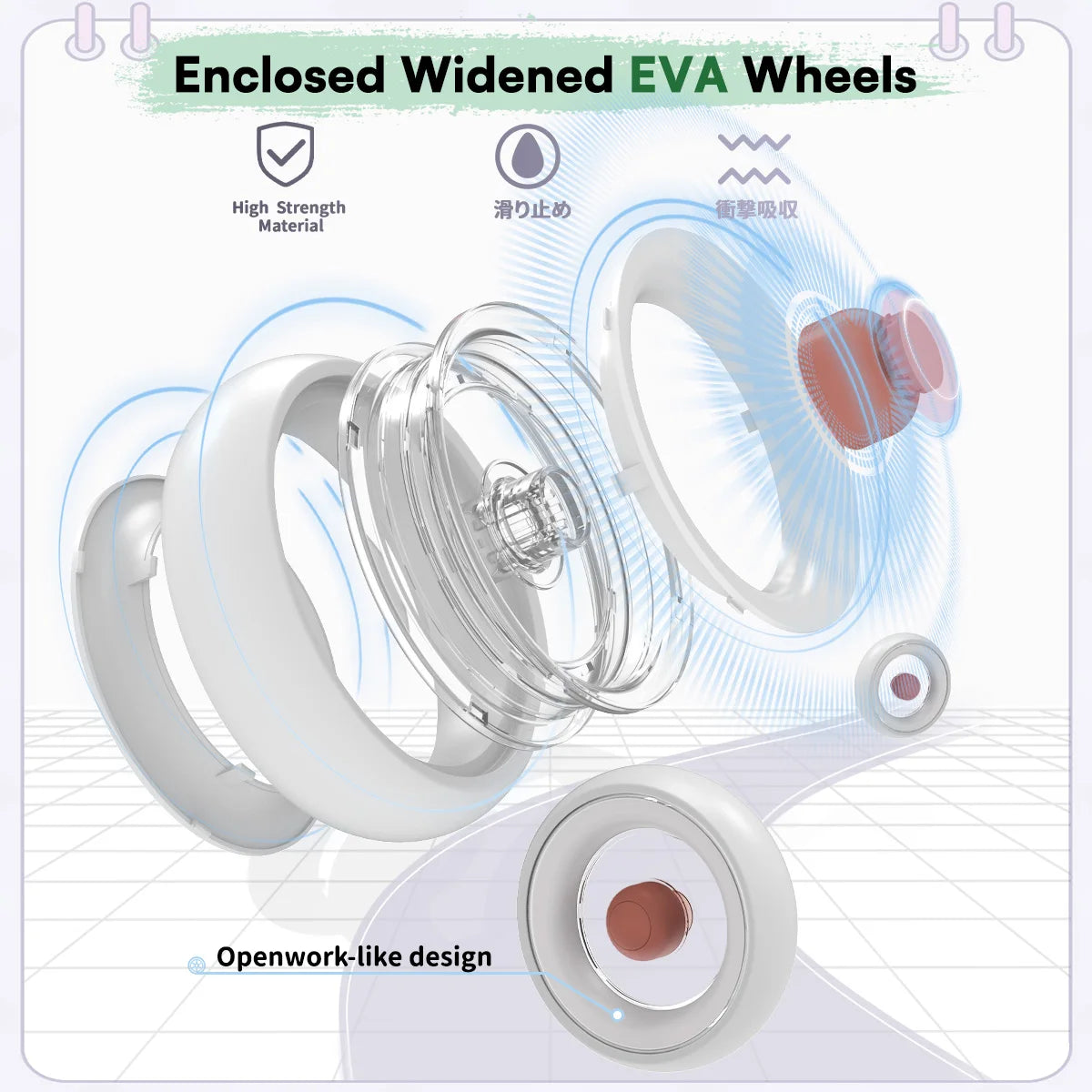 Ubravoo Baby Slide Balance Bike for 12-24 Months,3-Mode Headlight & 4 Transparent Silence Wheels, Riding on Toys Birthday Gifts