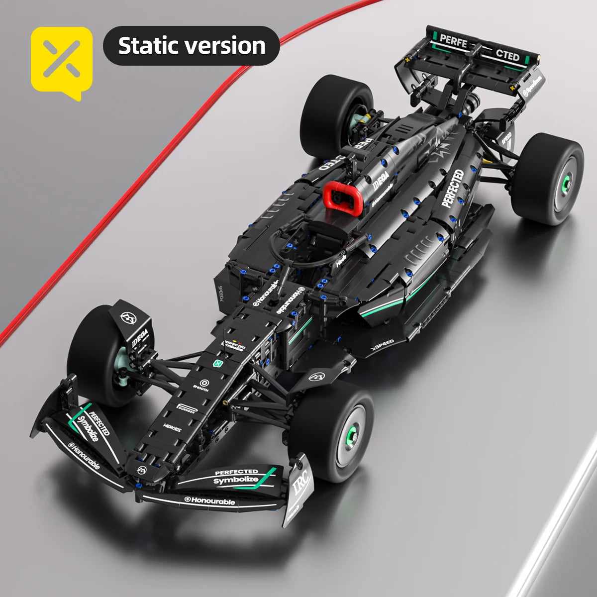 Kbox Formula Racing 1724PCS Building Block Toy Desktop Model