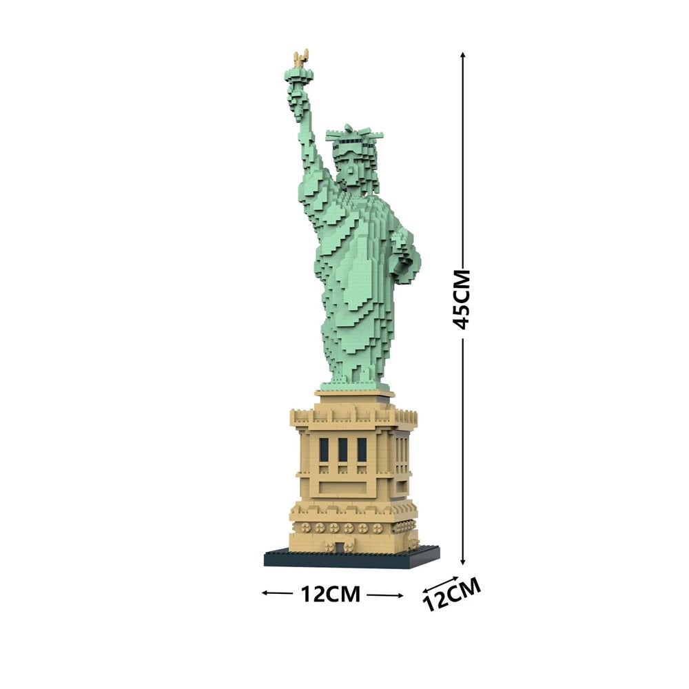 Knew Built Eiffel Tower Micro Mini Block Set Office Decor