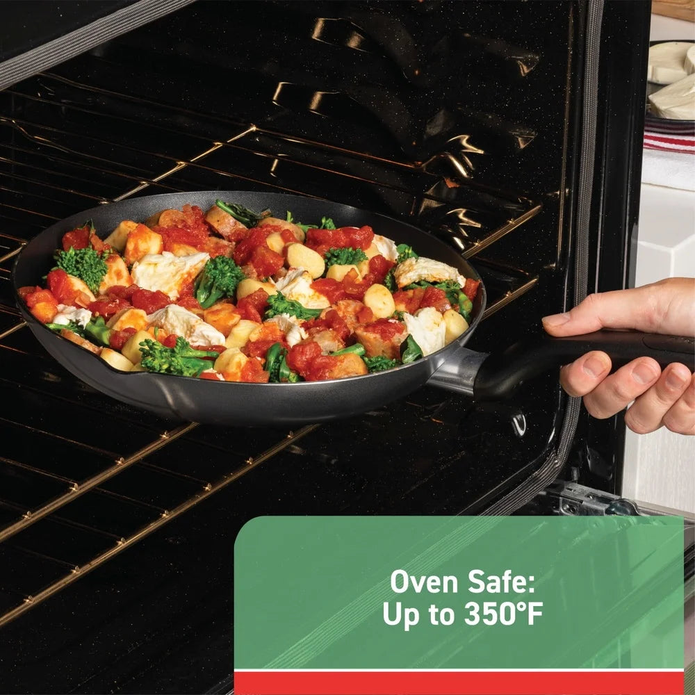 20 Piece Non-Stick Cookware Set with Thermo-Spot Technology Dishwasher Safe Pots and Pans Set Healthy Cooking