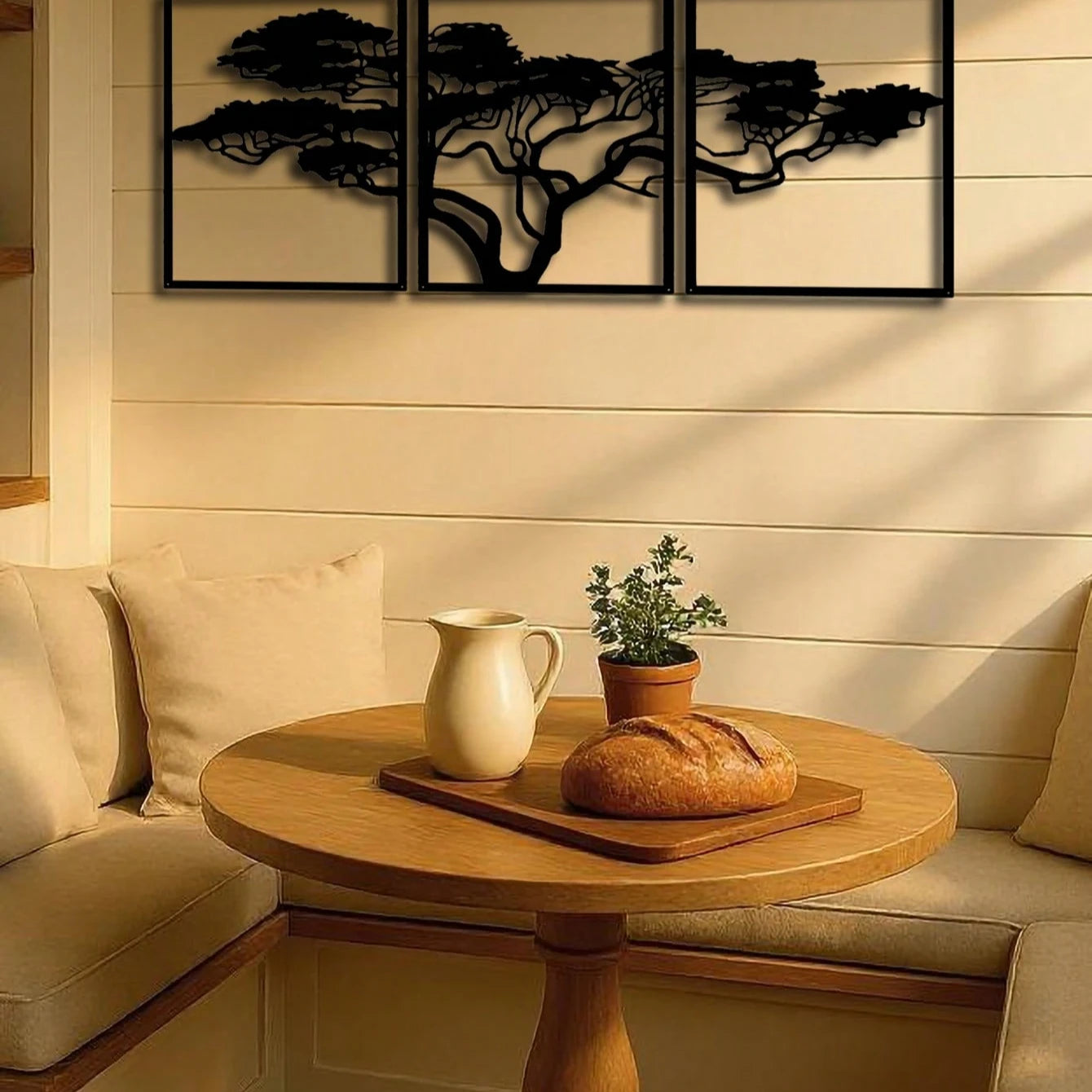 CIFBUY African Baobab Tree Metal Wall Art Tree of Life