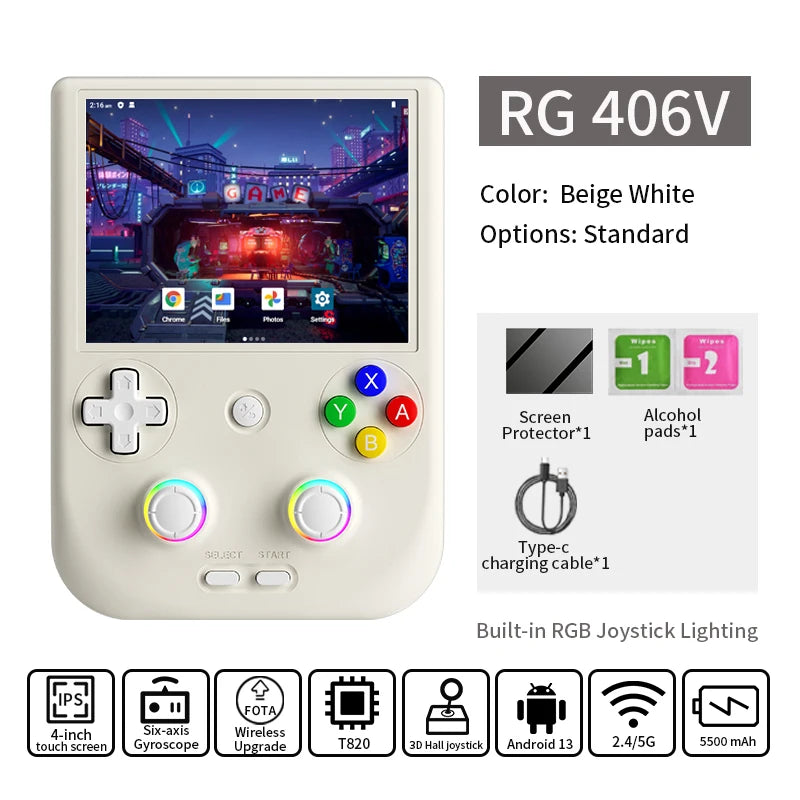 Anbernic RG406V Retro Handheld Game Console With 5500mAh Battery