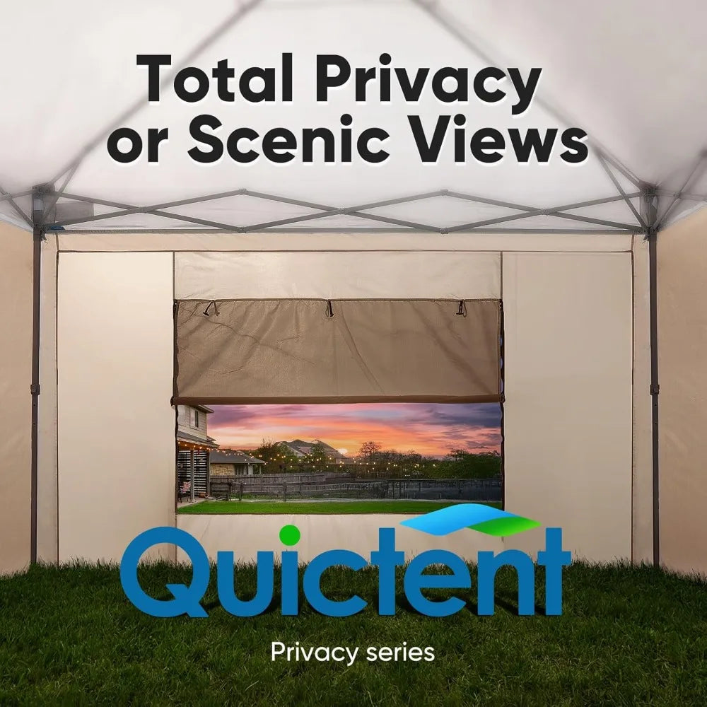 10x20 ft Pop up Canopy with Sidewalls Easy up Canopy Tent Instant Shelter with Windows for Outdoor Event Party