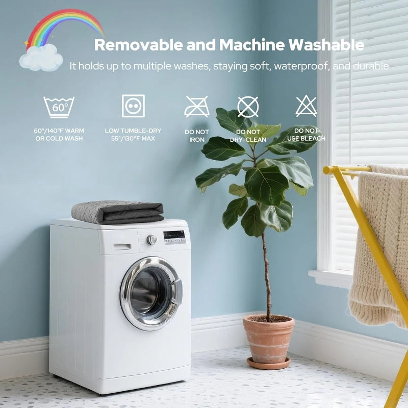 CN Guangdong Waterproof Crib Mattress Protector 2 Pack