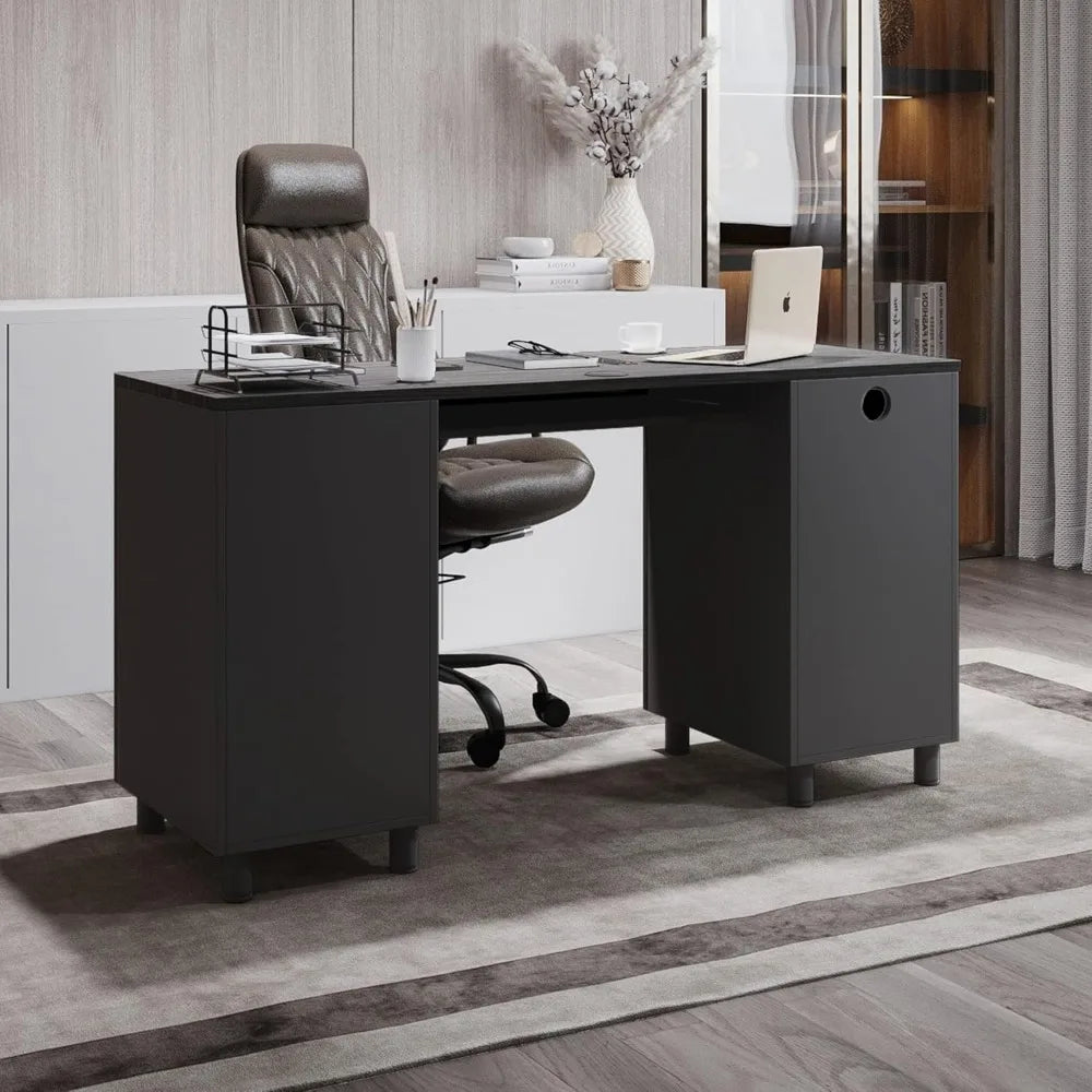 Chengwei Venice Computer Desk With Keyboard Tray Drawers