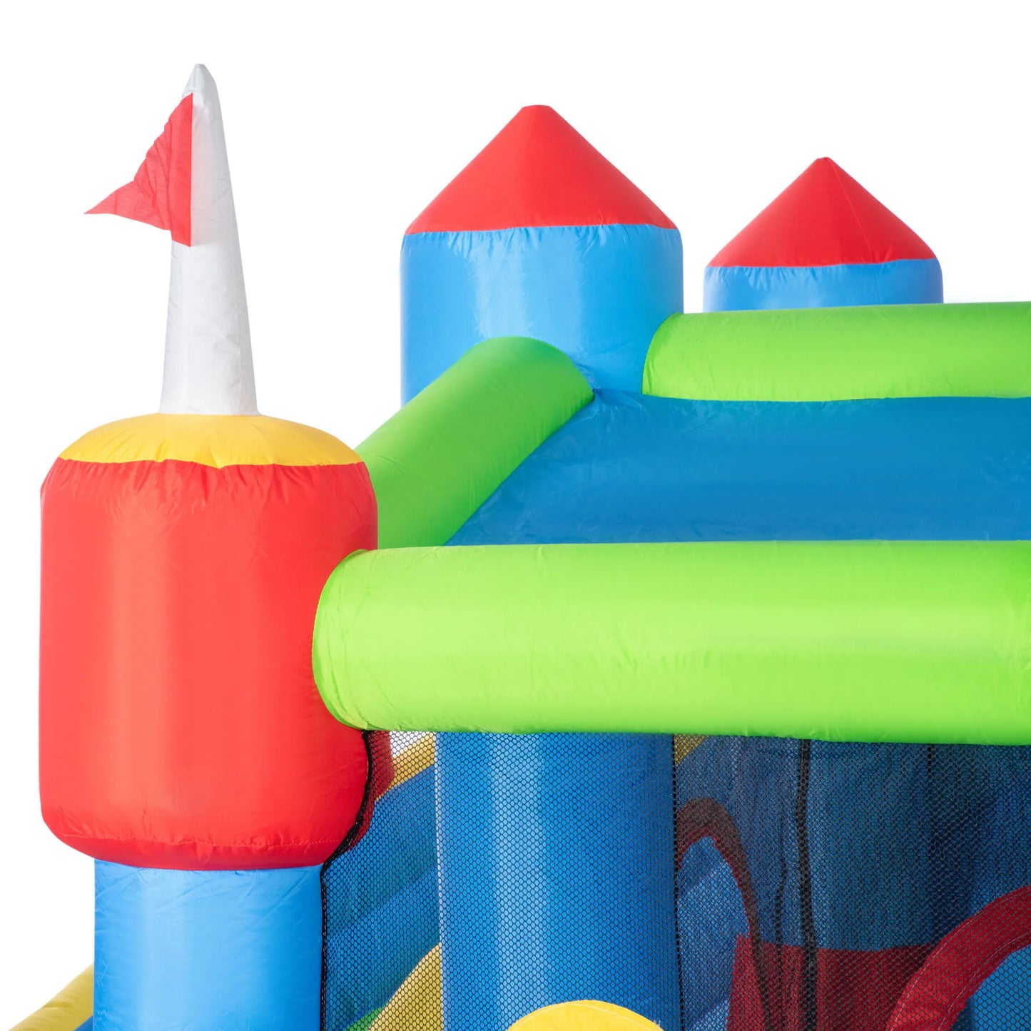 Kids Inflatable Bounce Castle Theme Jumping Castle with Inflator Bag Patches