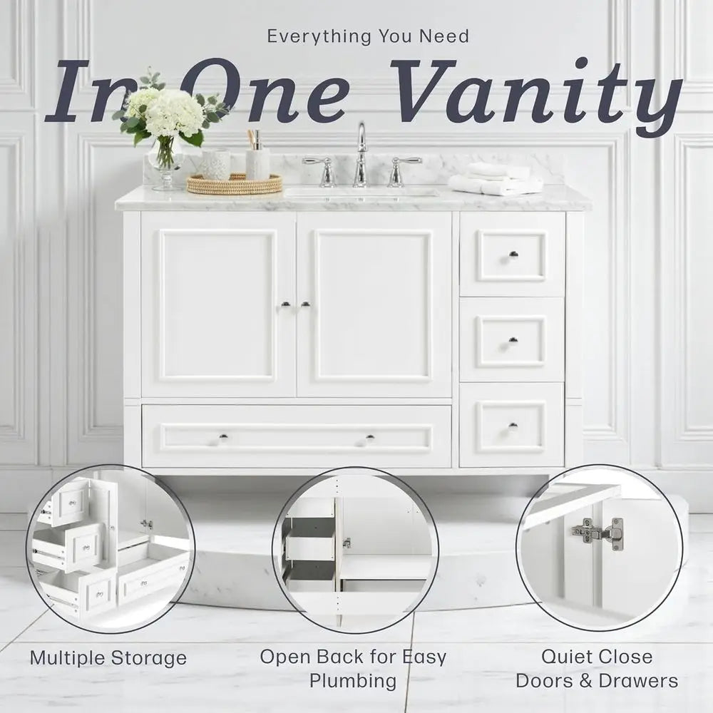 Williamsburg Freestanding Bathroom Vanity Without Sink Soft Close Doors