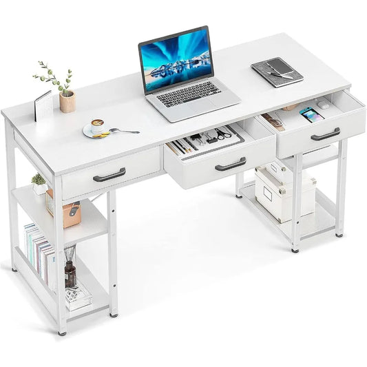 Zhuxiang Modern Office Computer Desk With Fabric Drawers