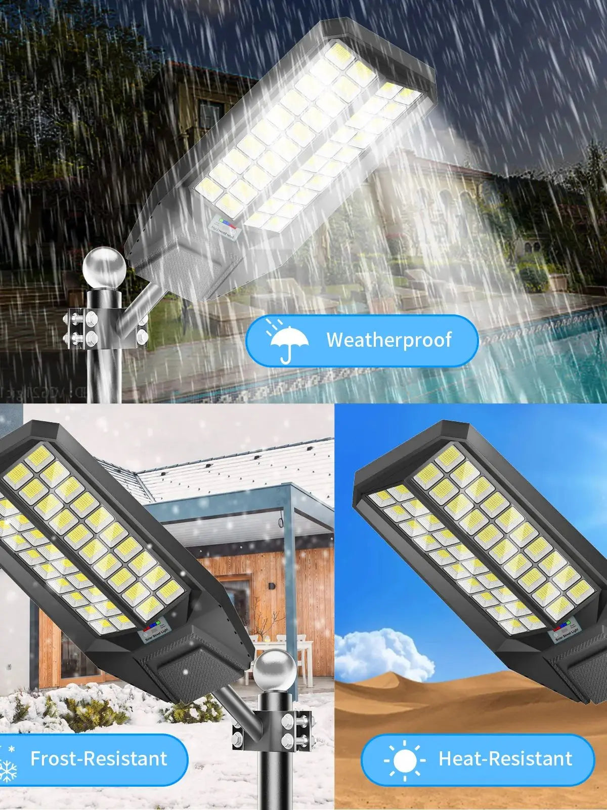 8000W Phenomenally HighEfficiency SolarPowered Street Light With Intelligent Motion IP65