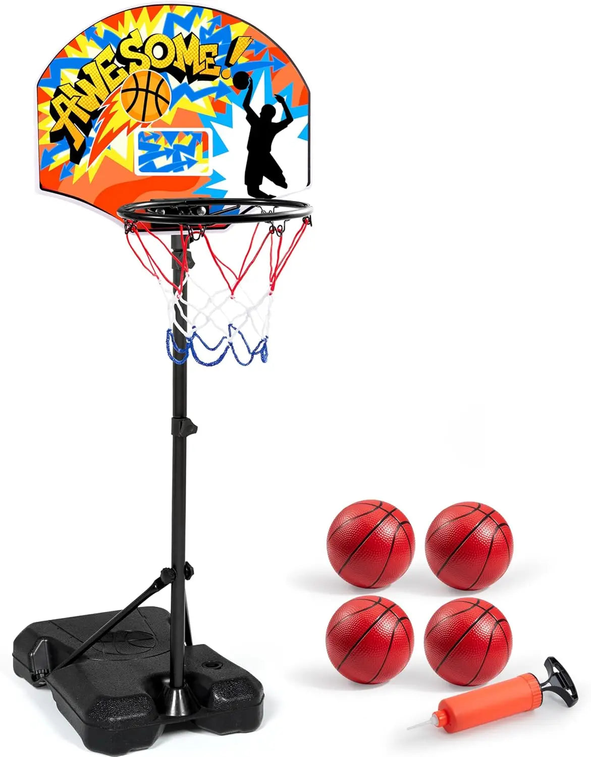 Joyfy LED Scoring Arcade Basketball Game With 4 Balls