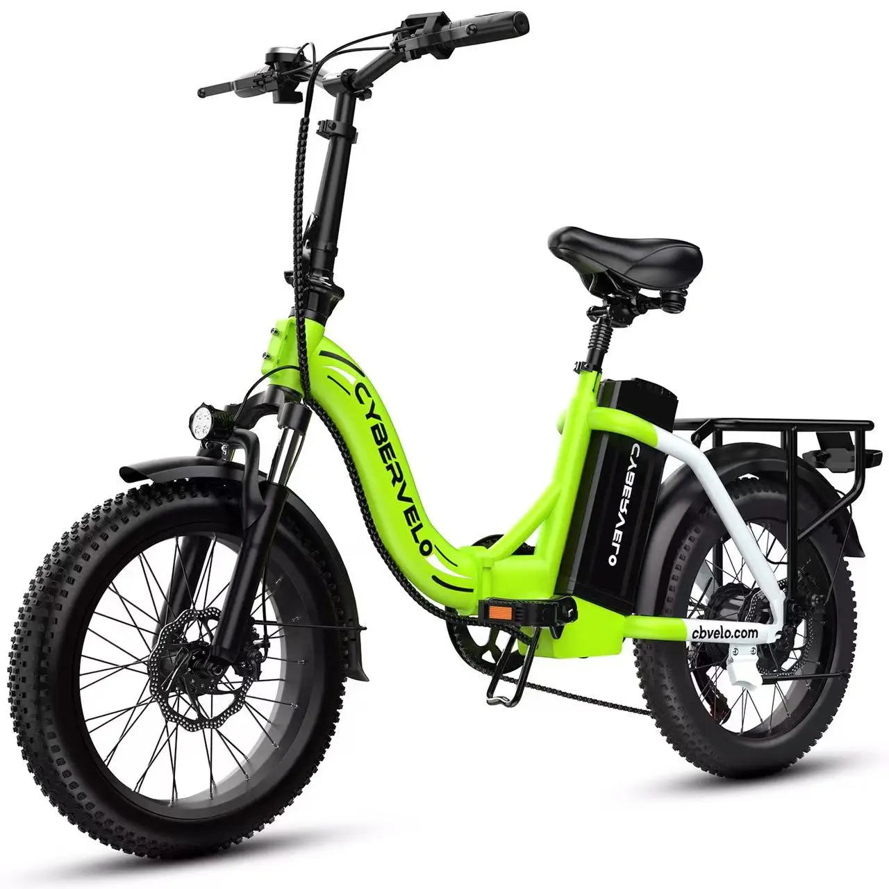 CYBERVELO 1000W Folding Electric Bike Removable Battery