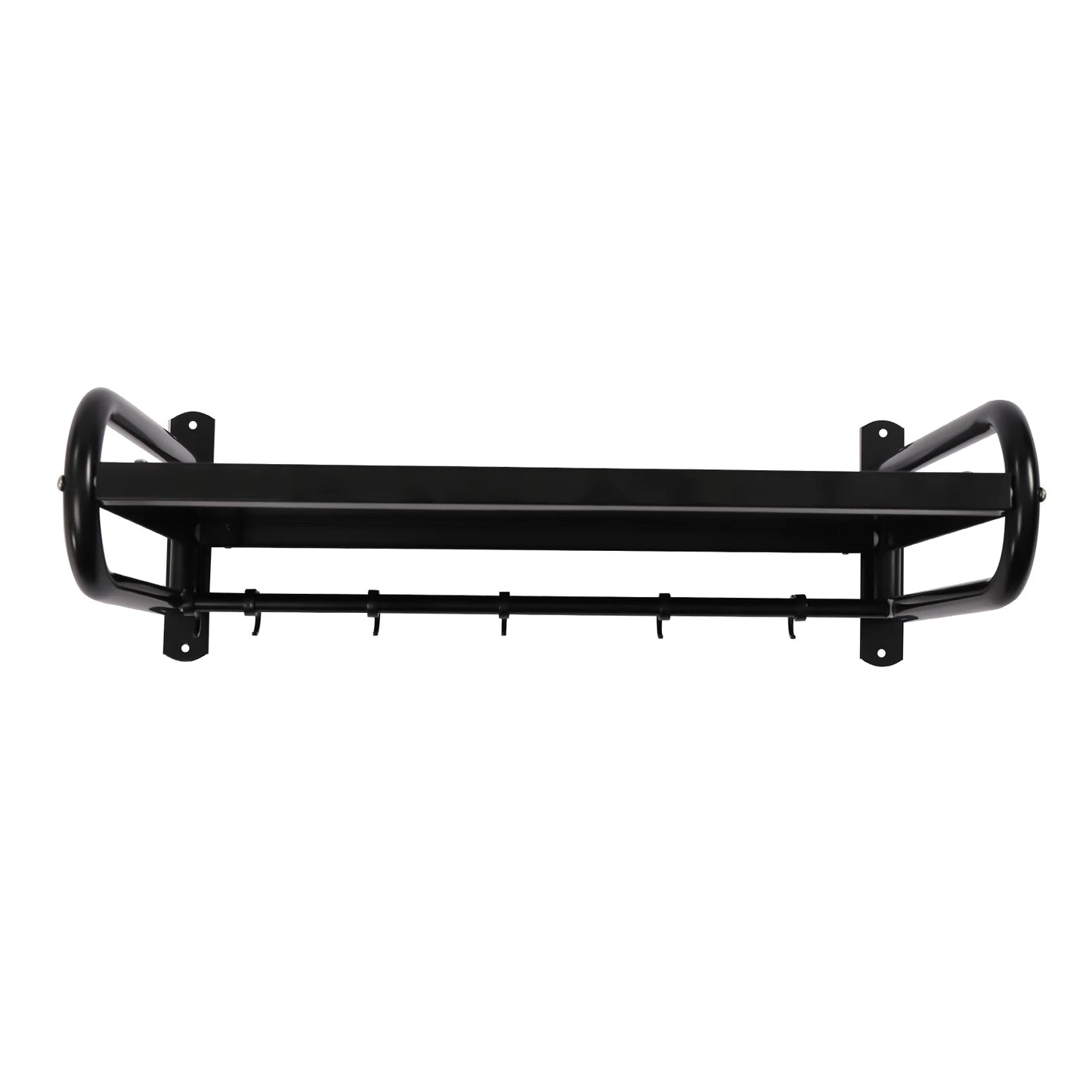 Carbon Steel Wall Shelf Metal Shelving Heavy Duty Commercial or Household Grade Wall Mount Microwave Oven Shelf with Fixing Kit